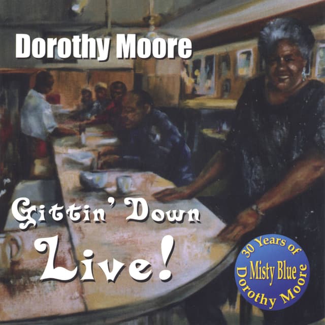 Album cover art for Gittin' Down Live!