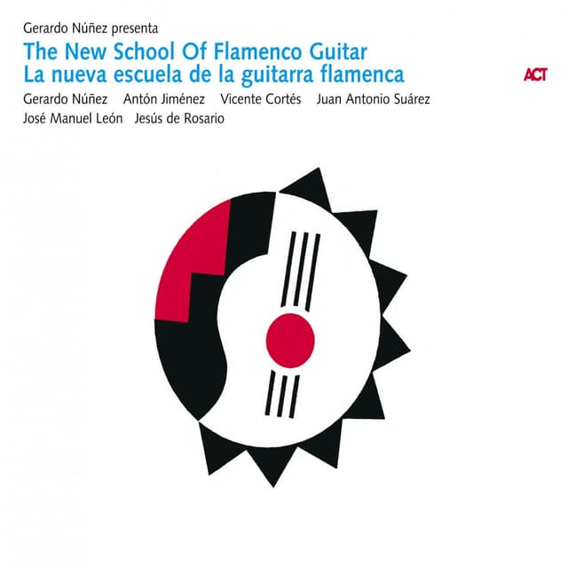 Album cover art for The New School of Flamenco Guitar - La Nueva Escuela de la Guitarra Flamenca