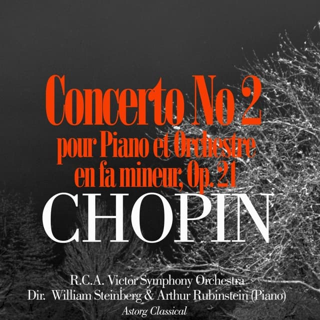 Album cover art for Chopin : Concerto No. 2 En Fa Mineur, Op. 21 Pour Piano Et Orchestre