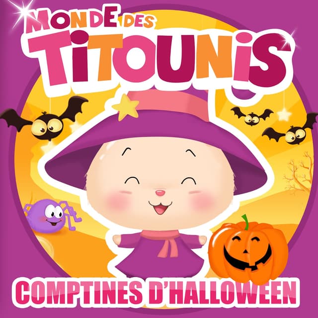 Album cover art for Comptines d'Halloween