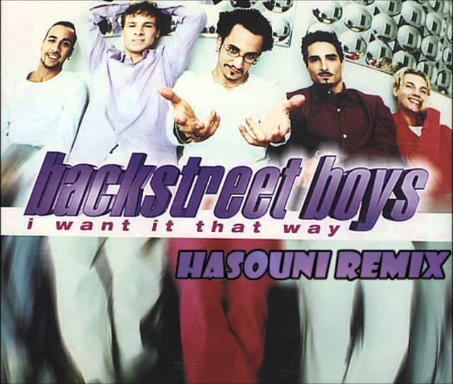 Album cover art for I Want It That Way