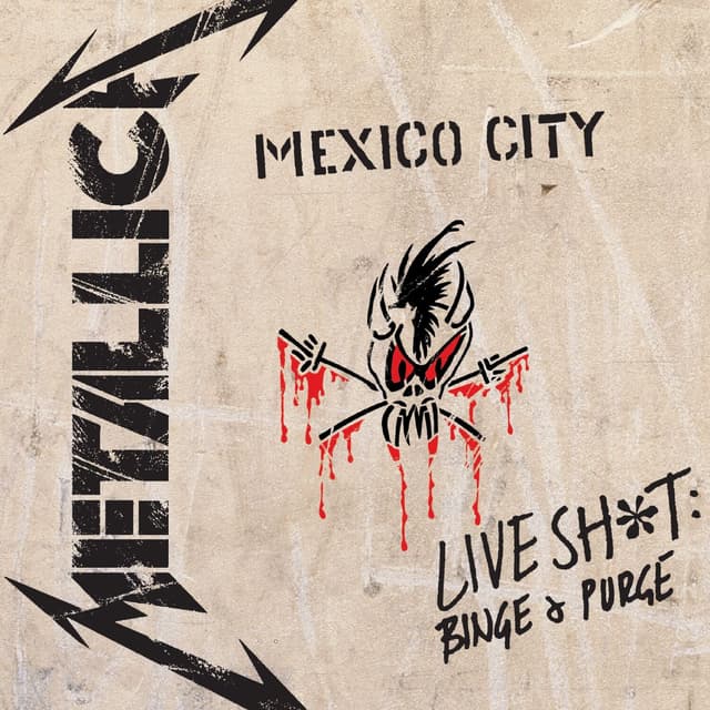 Album cover art for Live Shit : Binge & Purge