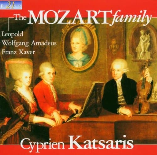 Album cover art for The Mozart Family
