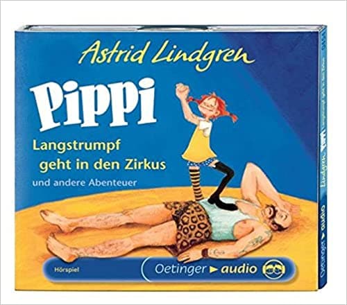 Album cover art for Pippi Langstrumpf geht in den Zirkus und andere Abenteuer