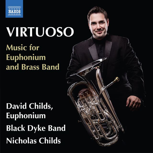 Album cover art for Virtuoso: Music for Euphonium & Brass Band