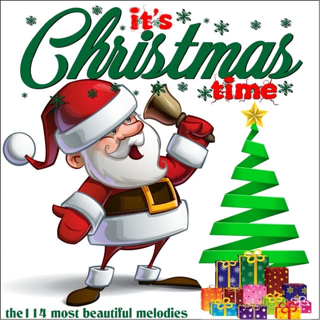 Album cover art for It's Christmas time - The 114 most beautiful melodies
