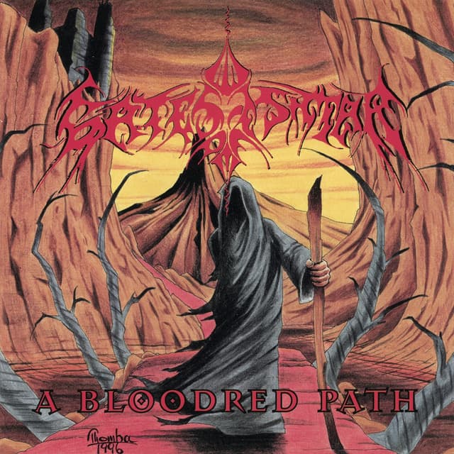 Album cover art for A Bloodred Path