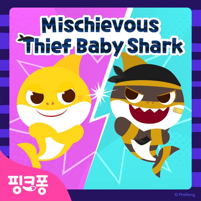 Album cover art for Mischievous Thief Baby Shark