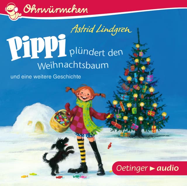 Album cover art for Pippi plündert den Weihnachtsbaum