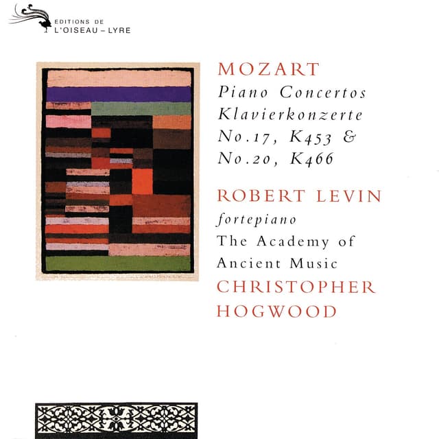 Album cover art for Mozart: Piano Concertos Nos. 17 & 20