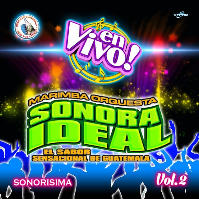 Album cover art for Sonorisima Vol. 2. Música de Guatemala para los Latinos (En Vivo)