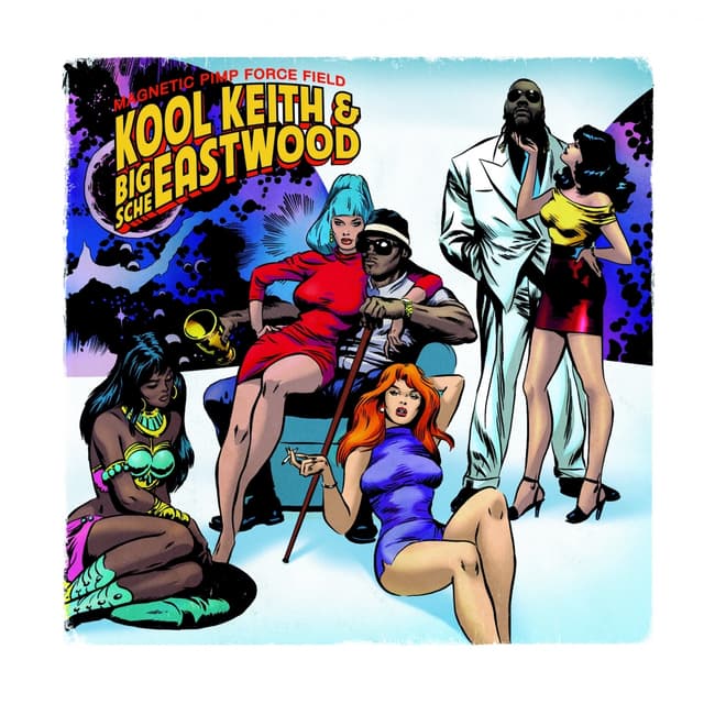 Album cover art for Magnetic Pimp Force Field