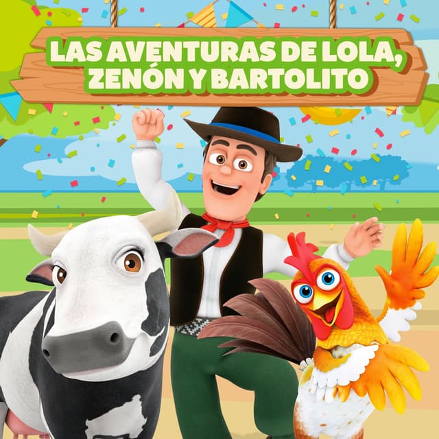 Album cover art for Las Aventuras de Lola, Zenón y Bartolito
