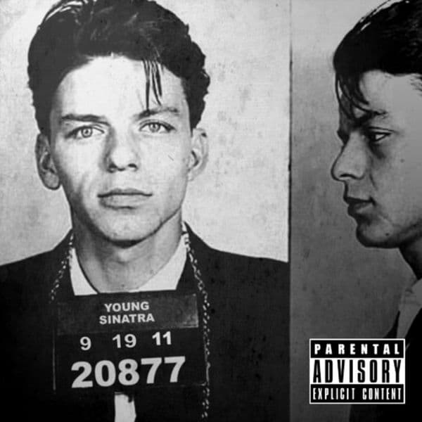 Album cover art for Young Sinatra