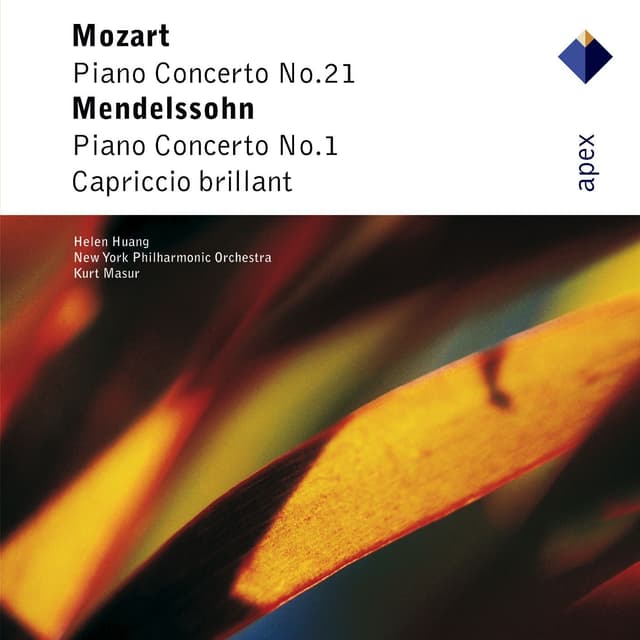 Album cover art for Mozart & Mendelssohn : Piano Concerto