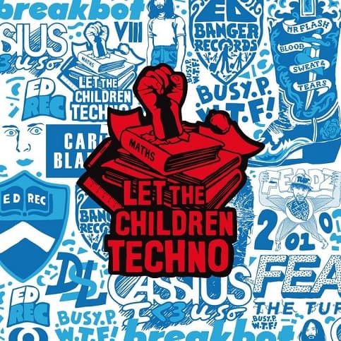 Album cover art for Let The Children Techno