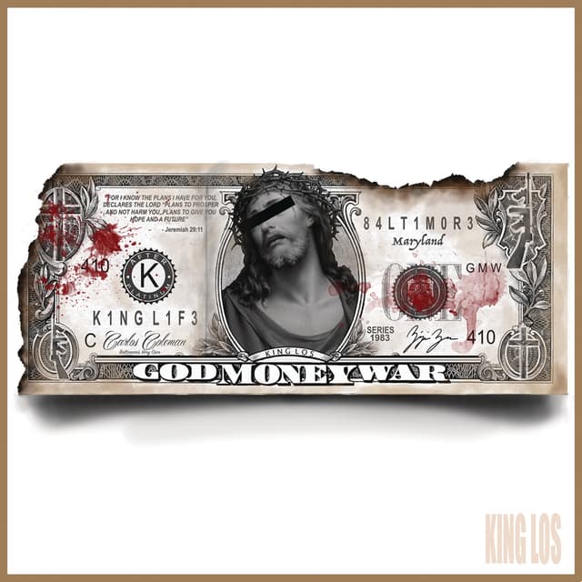 Album cover art for God, Money, War