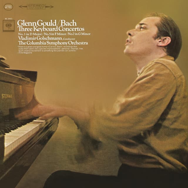 Album cover art for Bach: Three Keyboard Concertos, BWV 1054, 1056 & 1058