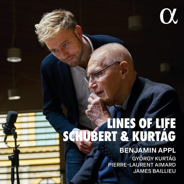 Album cover art for Lines of life: Schubert & Kurtág