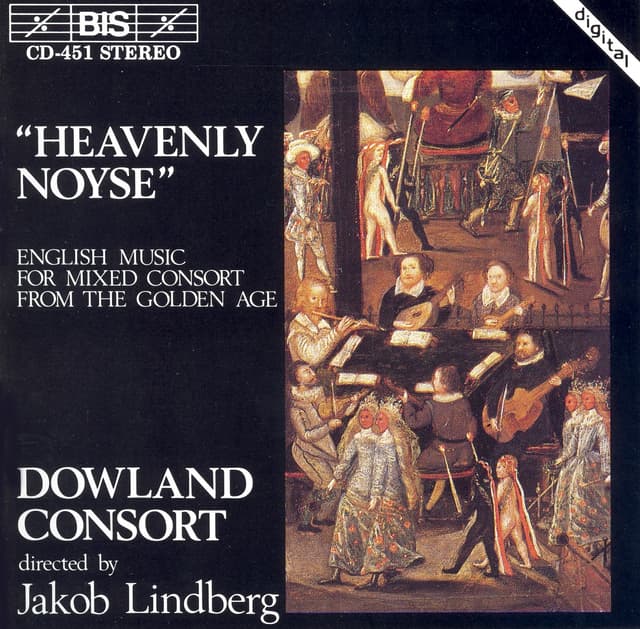 Album cover art for Heavenly Noyse: English Music for Mixed Consort