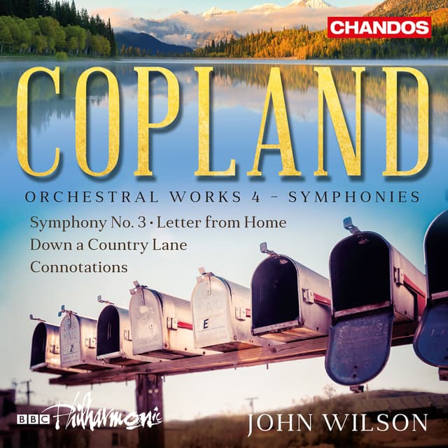 Album cover art for Copland: Orchestral Works, Vol. 4