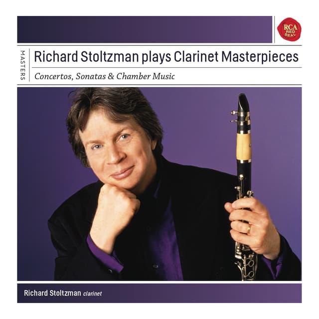 Album cover art for Richard Stoltzman Plays Clarinet Concertos, Sonatas And Chamber Music