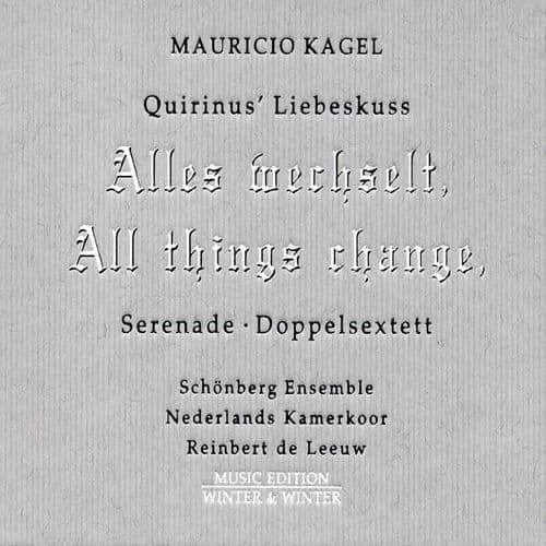 Album cover art for Mauricio Kagel: Quirinus' Liebeskuss