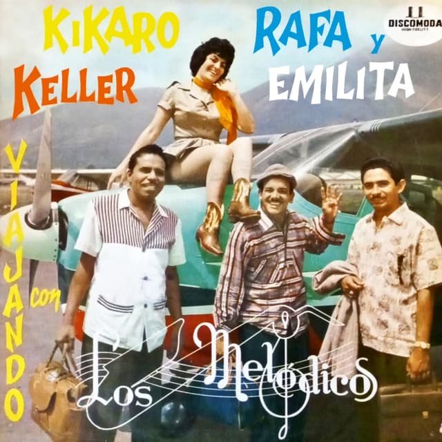 Album cover art for Viajando Con los Melódicos