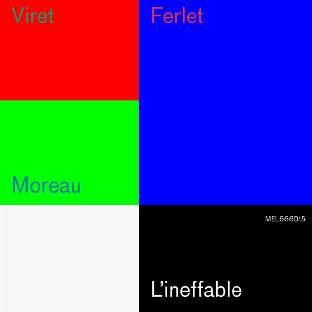 Album cover art for L'ineffable