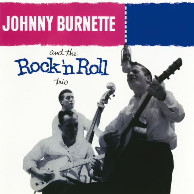 Album cover art for Johnny Burnette and the Rock 'n' Roll Trio