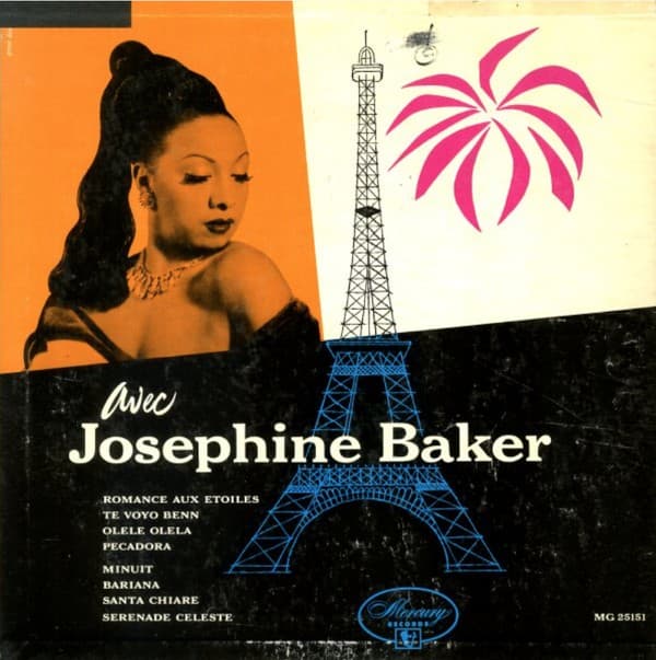 Album cover art for Avec Josephine Baker