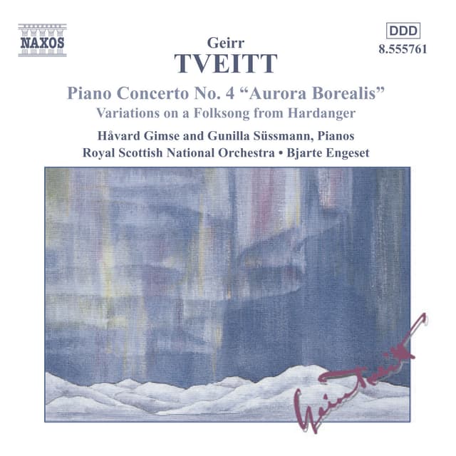 Album cover art for Piano Concerto No. 4 "Aurora Borealis"