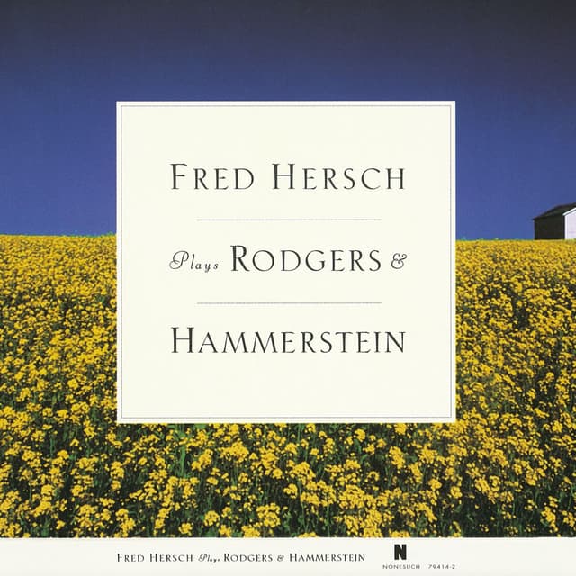 Album cover art for Fred Hersch Plays Rodgers & Hammerstein