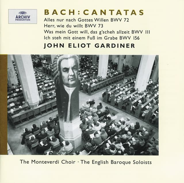 Album cover art for Bach: Cantatas BWV 72; 73; 111; 156
