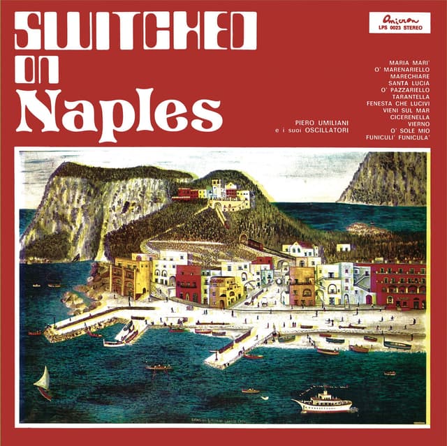 Album cover art for Switched on Naples