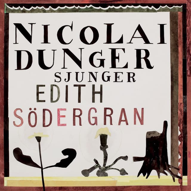 Album cover art for Sjunger Edith Södergran