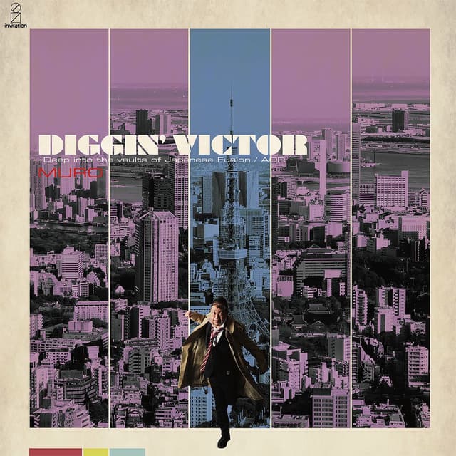 Album cover art for DIGGIN' VICTOR (The Compilation) Deep Into The Vaults Of Japanese Fusion & AOR selected by MURO