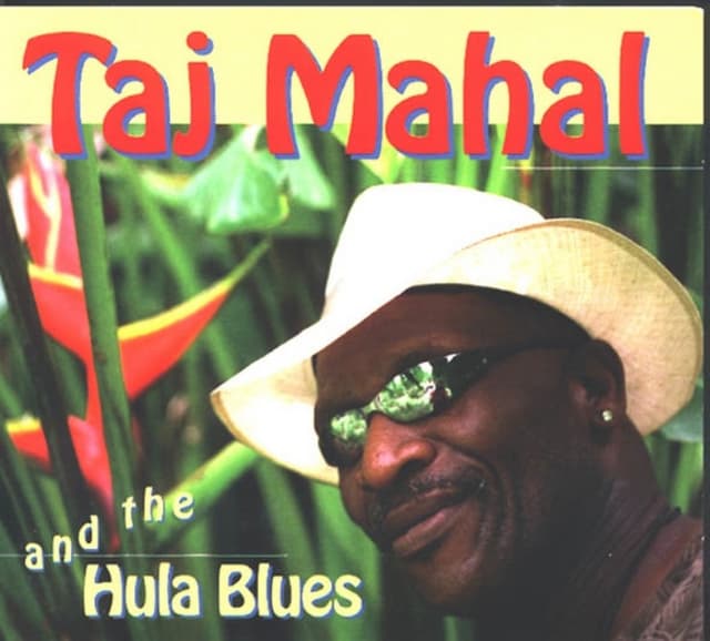 Album cover art for Taj Mahal and the Hula Blues: Sacred Island