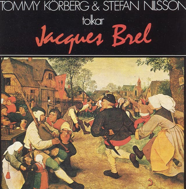 Album cover art for Tommy Körberg & Stefan Nilsson tolkar Jacques Brel