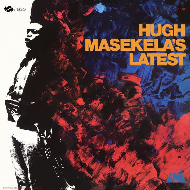 Album cover art for Hugh Masekela's Latest