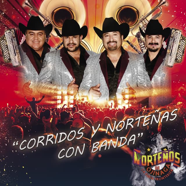 Album cover art for Corridos y Norteñas Con Banda