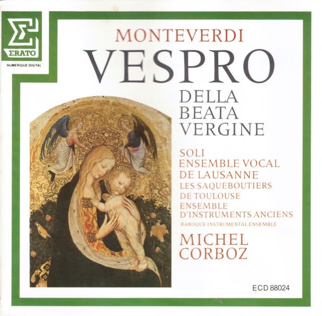 Album cover art for Monteverdi: Vespro della Beata Vergine [1983]