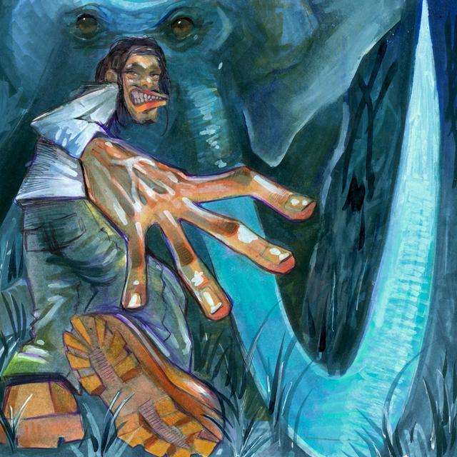 Album cover art for W!LD Deluxe: The Elephant & The Rider