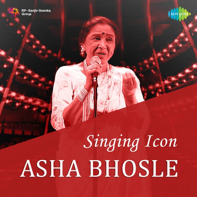 Album cover art for Singing Icon - Asha Bhosle