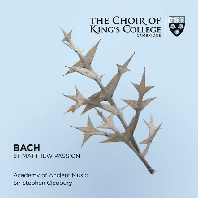 Album cover art for Bach: St. Matthew Passion