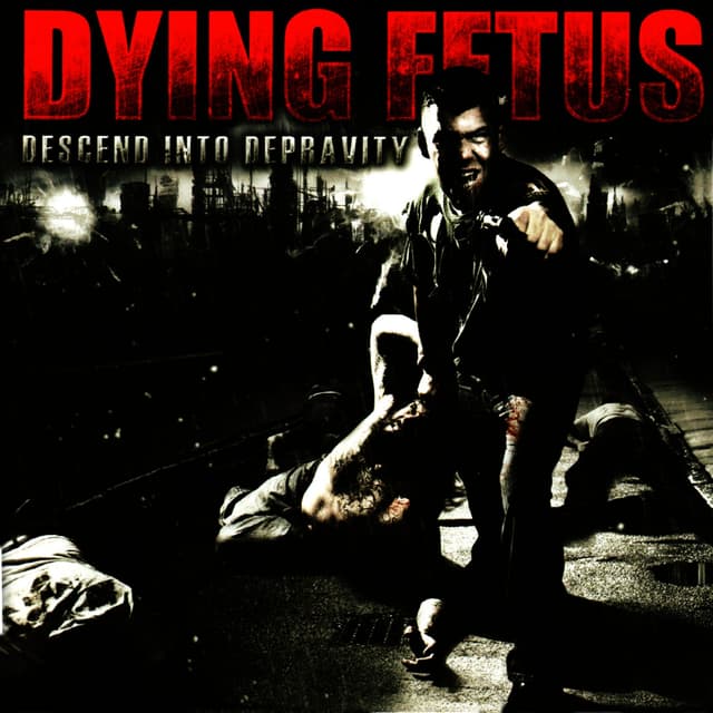 Album cover art for Descend Into Depravity