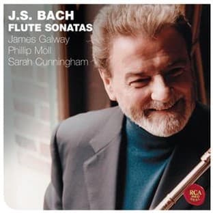 Album cover art for Bach : Flute Sonatas