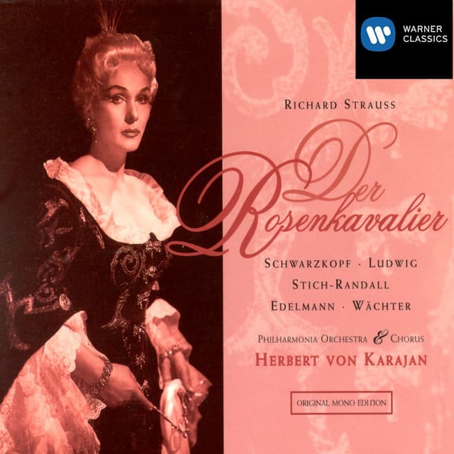 Album cover art for Strauss: Der Rosenkavalier (Highlights)
