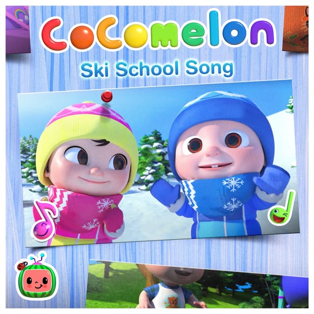 Album cover art for Ski School Song