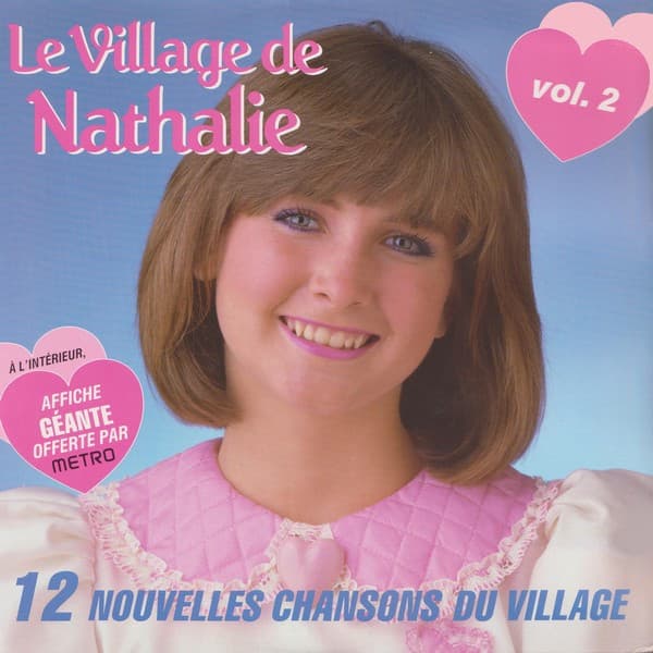 Album cover art for Le Village de Nathalie, Vol. 2 - "12 Nouvelles Chansons du Village"